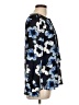 Lord & Taylor 100% Polyester Blue Long Sleeve Blouse Size L (petite) - photo 4