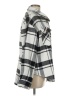 Love Tree 100% Polyester Plaid Silver Long Sleeve Blouse Size M - photo 4