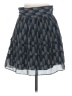 I Heart Ronson 100% Polyester Chevron-herringbone Gray Casual Skirt Size 8 - photo 2