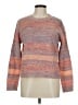 Mi ami 100% Acrylic Color Block Orange Pullover Sweater Size M - photo 1