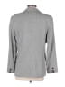 Max Mara 100% Cupro Gray Black Blazer Size 10 - photo 2