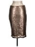 Rosette Metallic Silver Gold Formal Skirt Size M - photo 2