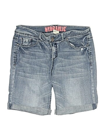 Hydraulic Denim Shorts (view 1)