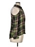 Takara 100% Rayon Plaid Green 3/4 Sleeve Blouse Size XL - photo 4