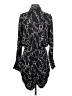 Le Superbe Black Casual Dress Size 4 - photo 2