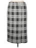 Cj Banks Plaid Gray Formal Skirt Size 14W - photo 2