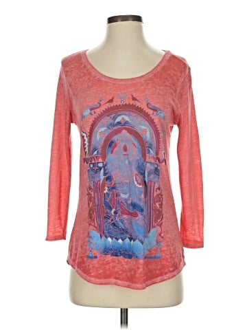 Lucky Lotus 3/4 Sleeve Top (view 1)