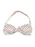 ModCloth x Barbie Stripes White Swimsuit Top Size L - photo 1