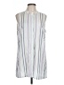 Vince Camuto 100% Viscose White Sleeveless Button-Down Shirt Size L - photo 1