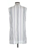 Vince Camuto 100% Viscose White Sleeveless Button-Down Shirt Size L - photo 2