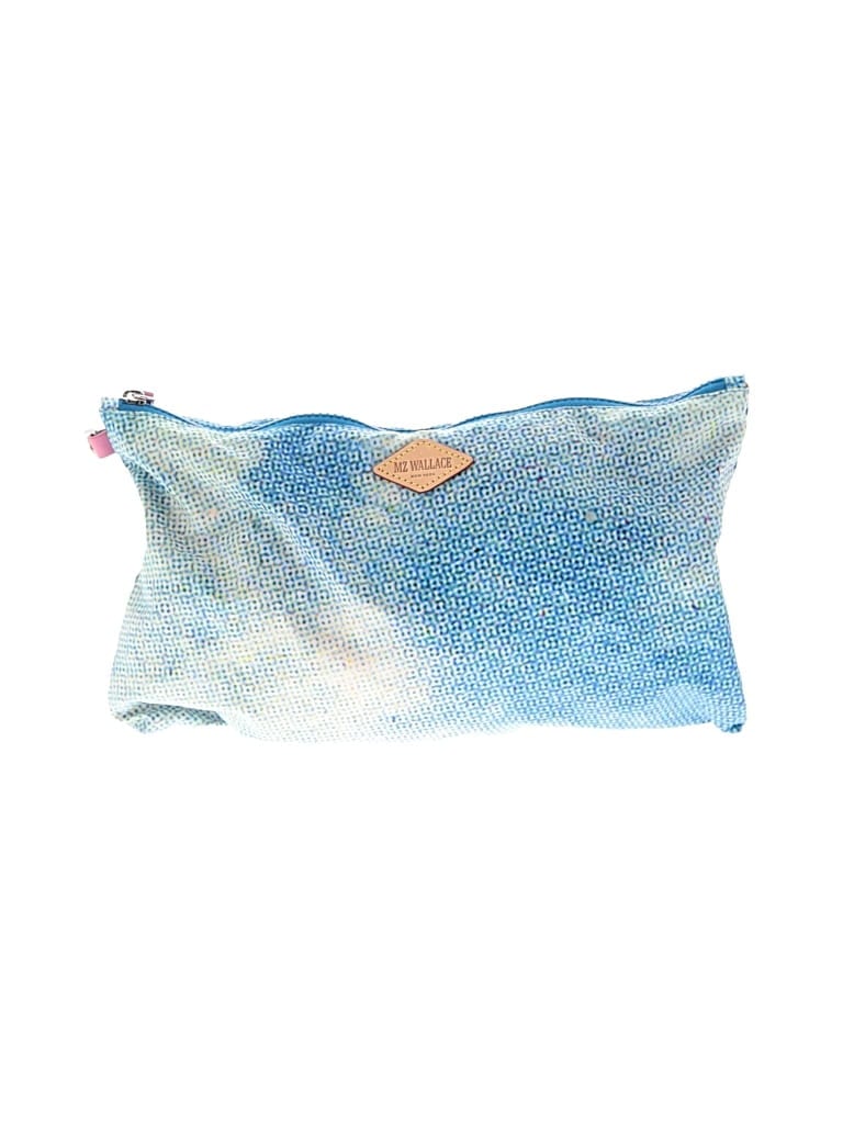 Pre-owned Mz Wallace Makeup Bag In Blue