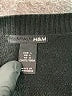 H&M 100% Acrylic Black Pullover Sweater Size L - photo 7