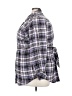 Torrid Plaid Purple Long Sleeve Button-Down Shirt Size 3X Plus (3) - photo 5
