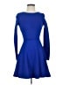 Lulus Solid Blue Cocktail Dress Size XS - photo 1