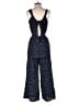 Ann Taylor LOFT 100% Rayon Polka Dots Blue Jumpsuit Size 00 - photo 2