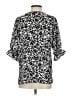 Well Worn 100% Polyester Black White 3/4 Sleeve Blouse Size S - photo 2