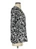 Well Worn 100% Polyester Black White 3/4 Sleeve Blouse Size S - photo 4