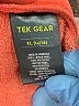 Tek Gear 100% Polyester Solid Orange Jacket Size 14 - photo 3