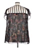 City Chic 100% Polyester Black Short Sleeve Blouse Size 24 Plus (XXL) - photo 2