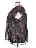 City Chic 100% Polyester Black Short Sleeve Blouse Size 24 Plus (XXL) - photo 5