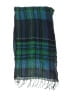 Unbranded Plaid Green Blue Scarf One size - photo 2