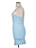 Unbranded Solid Blue Cocktail Dress Size XL - photo 5