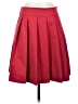 Ann Taylor 100% Polyester Solid Red Formal Skirt Size 4 - photo 1