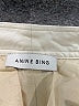 Anine Bing Solid Ivory Khaki Shorts Size S (estimated) - photo 3
