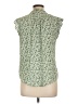 Monday Fun 100% Rayon Green Sleeveless Blouse Size L - photo 2