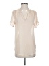 DR2 100% Polyester Ivory Short Sleeve Blouse Size S - photo 1