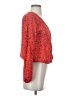 Sienna Sky 100% Polyester Red Long Sleeve Blouse Size S - photo 4