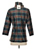 Devon Baer 100% Silk Plaid Teal 3/4 Sleeve Silk Top Size S - photo 2