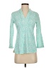 Ellie Kai Teal 3/4 Sleeve Blouse Size 0 - photo 1