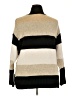 A New Day Stripes Tan Turtleneck Sweater Size XXL - photo 2