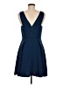 BCBGeneration 100% Polyester Solid Blue Cocktail Dress Size M (estimated) - photo 2