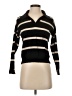 TRUTH BY REPUBLIC Stripes Black Pullover Sweater Size S - photo 1