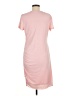 Unbranded Solid Pink Casual Dress Size M - photo 2