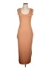 Missguided Solid Tan Casual Dress Size 12 - photo 1