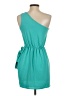 Tyche 100% Polyester Solid Teal Cocktail Dress Size XS - photo 2