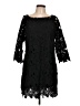 Unbranded 100% Polyester Black Cocktail Dress Size L - photo 1