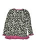 Hartstrings 100% Cotton Graphic Leopard Print Pink Dress Size 14 - 16 - photo 2