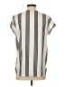 Ann Taylor 100% Polyester Stripes Ivory Short Sleeve Blouse Size S - photo 2