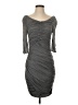 BCBGMAXAZRIA 100% Modal Gray Cocktail Dress Size S - photo 1