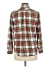 J.Crew 100% Cotton Plaid Brown Orange Long Sleeve Button-Down Shirt Size 6 - photo 2