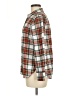 J.Crew 100% Cotton Plaid Brown Orange Long Sleeve Button-Down Shirt Size 6 - photo 5