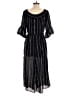 Luxology 100% Polyester Stripes Black Jumpsuit Size 4 - photo 2