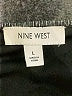 Nine West Metallic Silver Long Sleeve Blouse Size L - photo 7