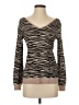 Love Ellie Animal Print Brown Pullover Sweater Size S - photo 1