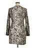 Dynamite Animal Print Silver Cocktail Dress Size XL - photo 2