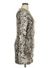 Dynamite Animal Print Silver Cocktail Dress Size XL - photo 4